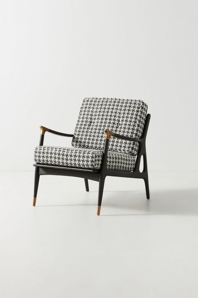 Haverhill Houndstooth Armchair #1