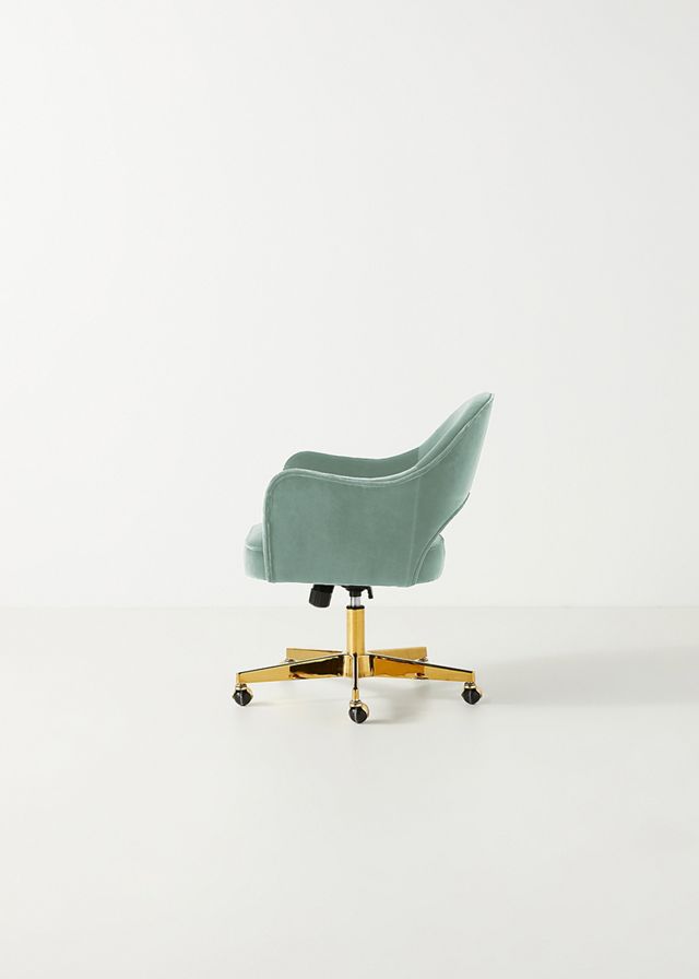 Cut-Out Back Swivel Chair #3