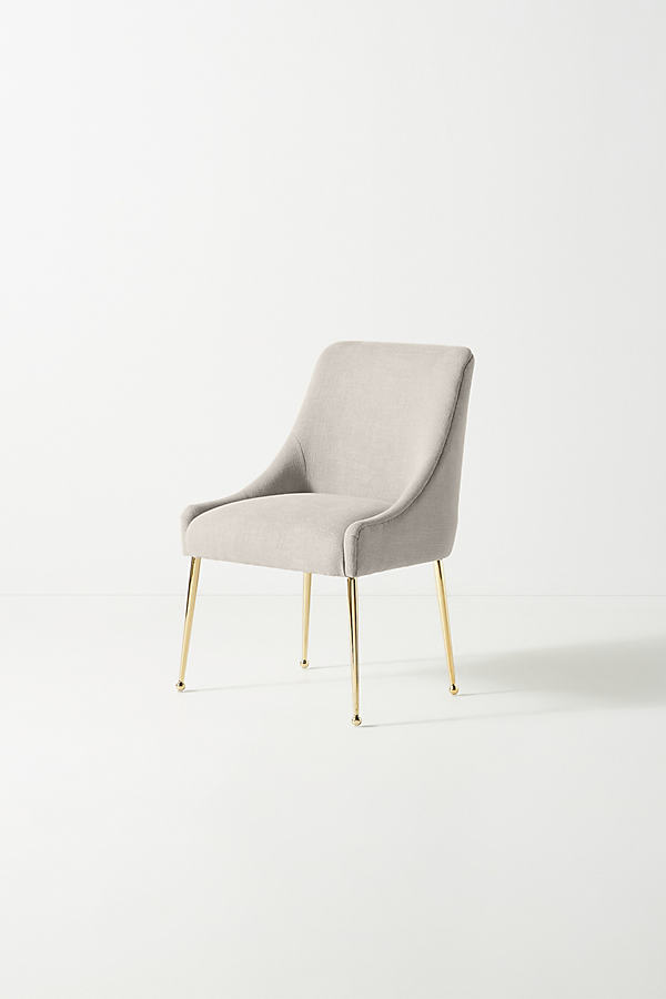 Elowen Armless Linen Dining Chair