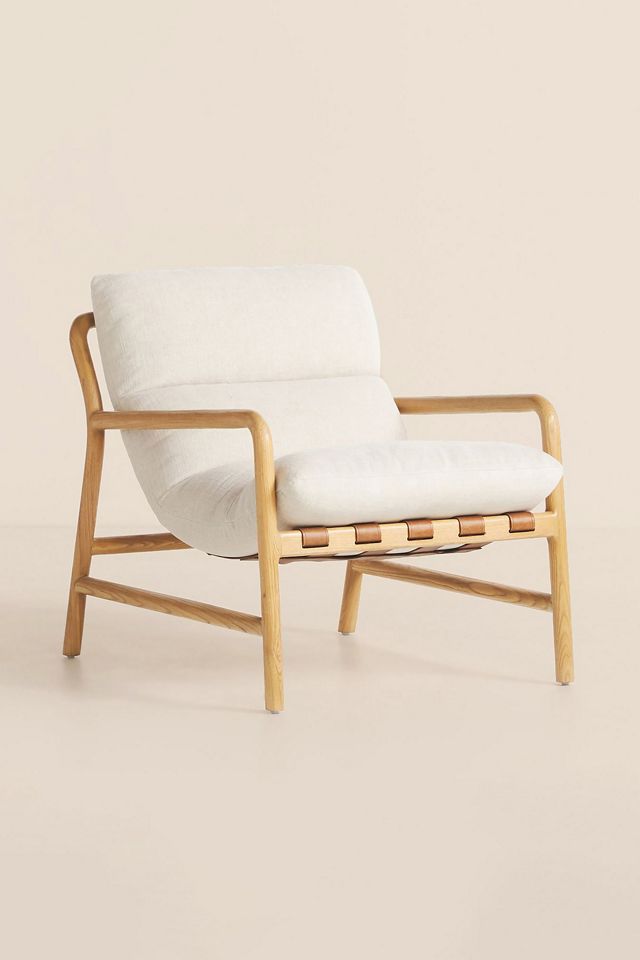 Oksana Linen Sling Chair #1
