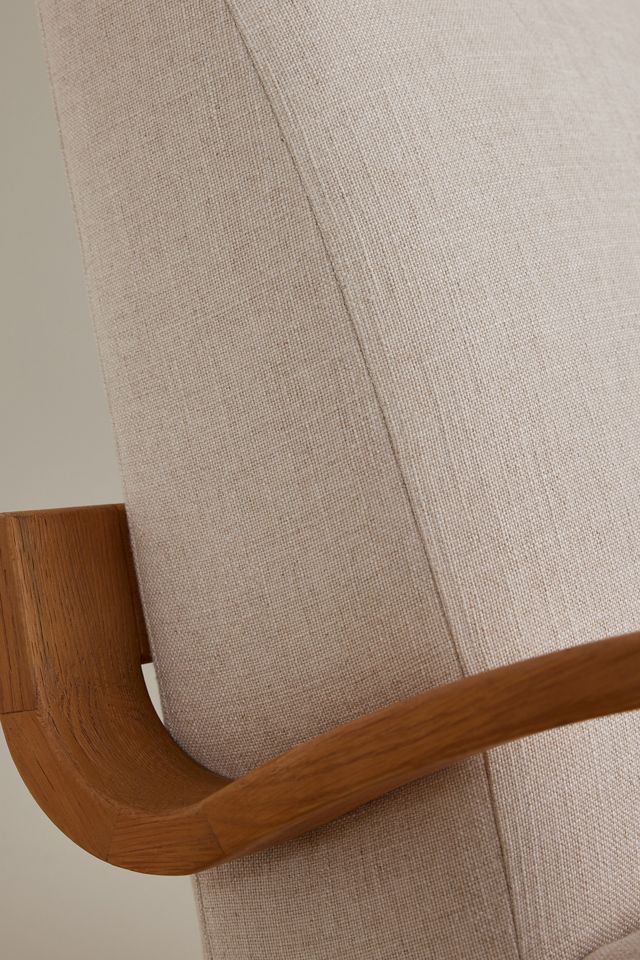 Herbin Linen Lounge Chair #2