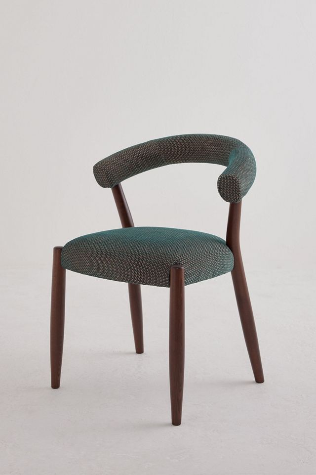 Elsa Orezza Weave-Upholstered Beech Wood Dining Chair #4
