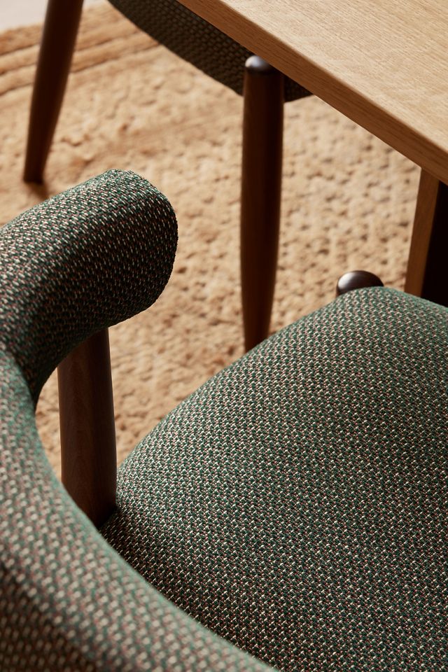 Elsa Orezza Weave-Upholstered Beech Wood Dining Chair #2