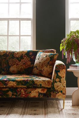 Edlyn Two-Seat Sofa, Sanderson Printed Velvet | Anthropologie UK