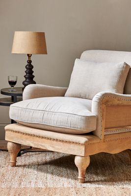 nkuku Abe Linen Armchair