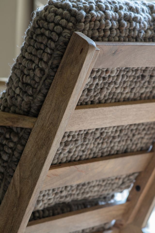 nkuku Keya Chunky Weave & Mango Wood Chair #1