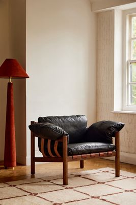 Inez Leather Accent Chair