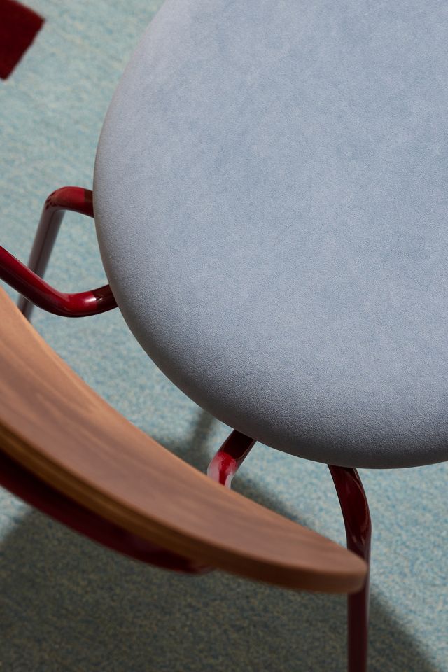 Sueded Velvet Metal Frame Chair, Set of 2 #2