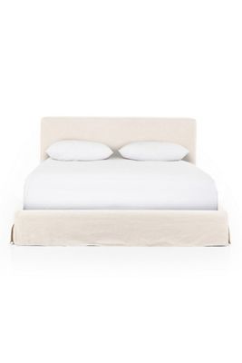 Aidan Linen Slipcover Bed