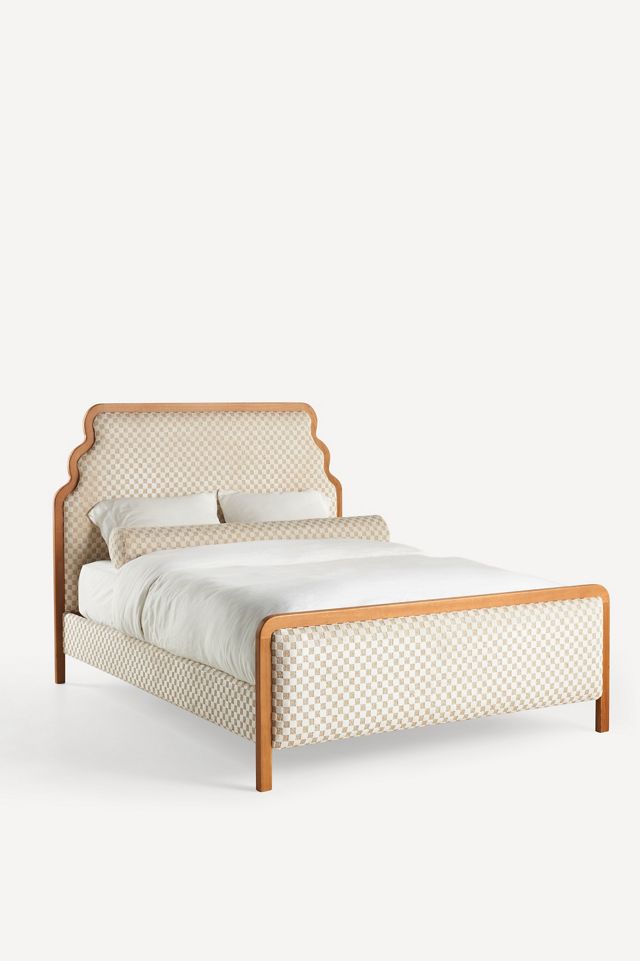 Pim Carmine Jacquard Bed #2