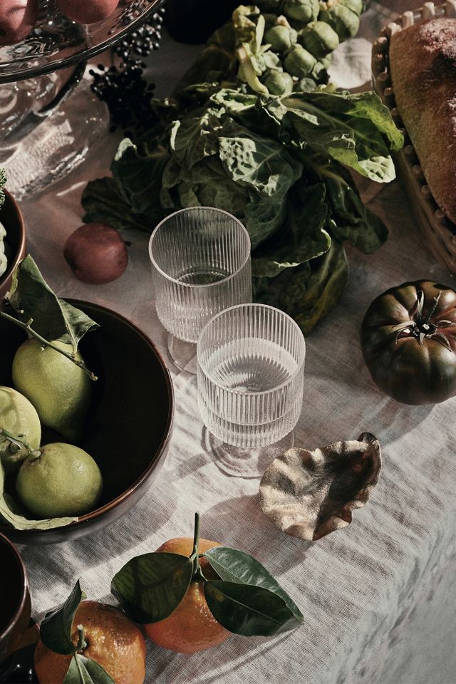 Ferm Living Ripple Wine Glasses, Set of 2 #1