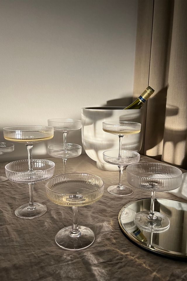Ferm Living Ripple Champagner-Schalen, 2er-Set #1