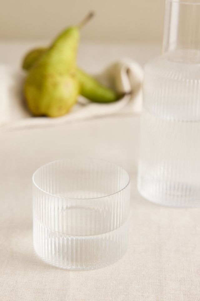 Set Caraffa Piccola in Vetro Ripple #1