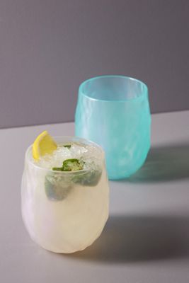 Valencia Acrylic Stemless Wine Glasses, Set of 4