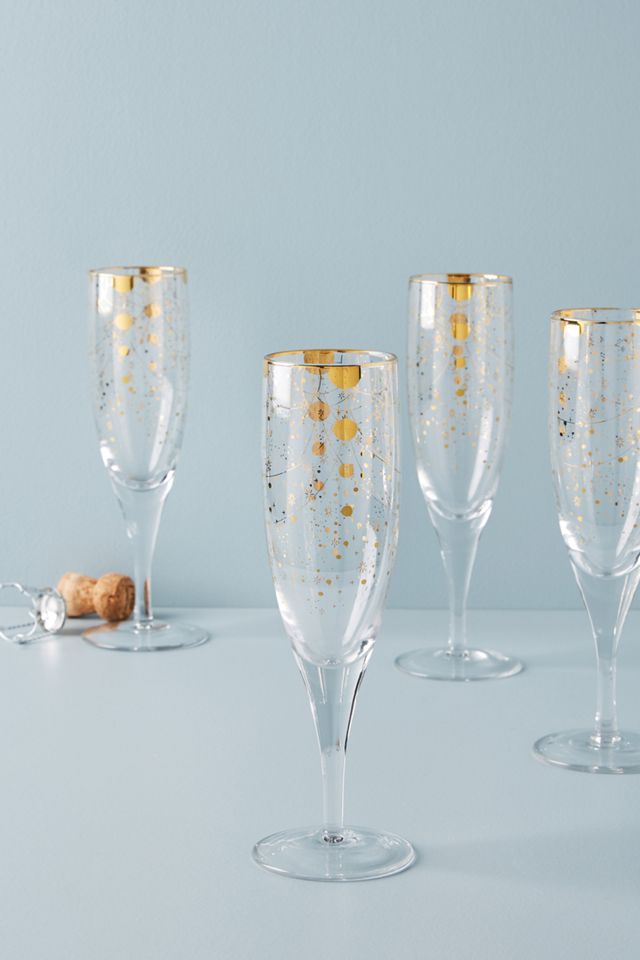 Celine Flutes, Set of 4