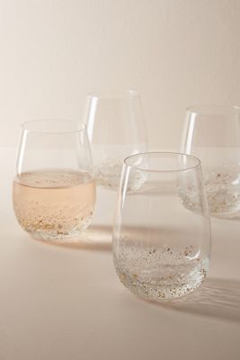 Volcania Stemless Wine Glasses, Set of 4