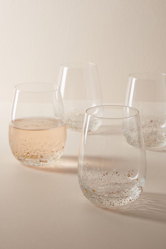 Volcania Stemless Wine Glasses, Set of 4