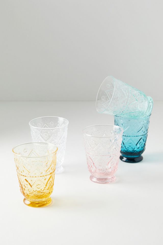 The Bombay Handblown Glass Juice Glasses, Set of 4 #2