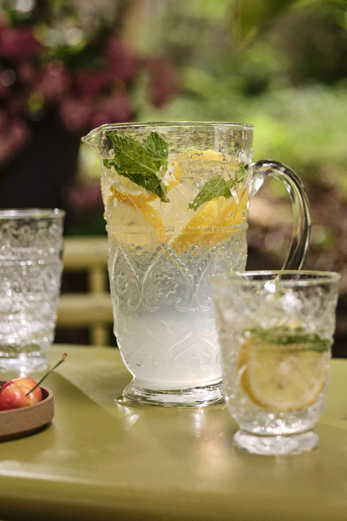 The Bombay Handblown Glass Juice Glasses, Set of 4 | Anthropologie