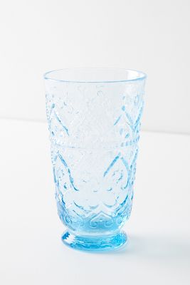 Anthropologie Bombay Glasses, Set Of 4 By  In Blue Size S/4tumbler
