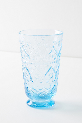 Anthropologie Bombay Glasses, Set Of 4 By  In Blue Size S/4tumbler