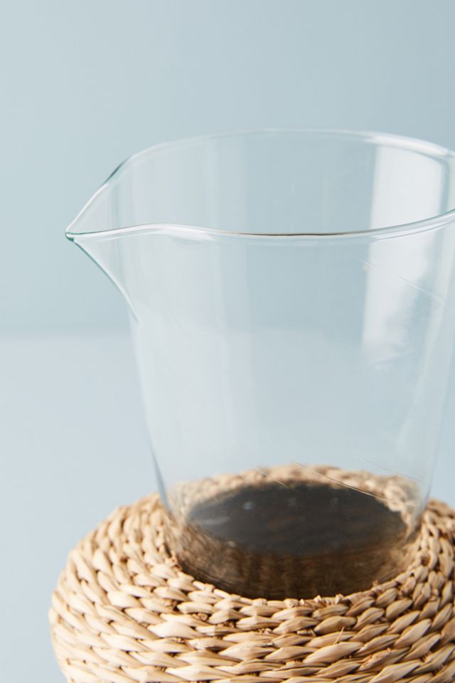 Seagrass-Wrapped Tiered Carafe #1