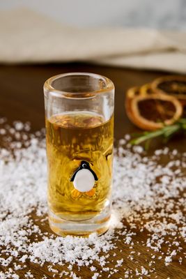 The Icon Penguin Shot Glass