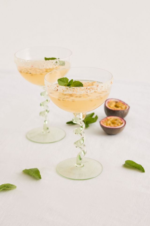 &Klevering Spiral Coupe Glass, Set of 2 #1