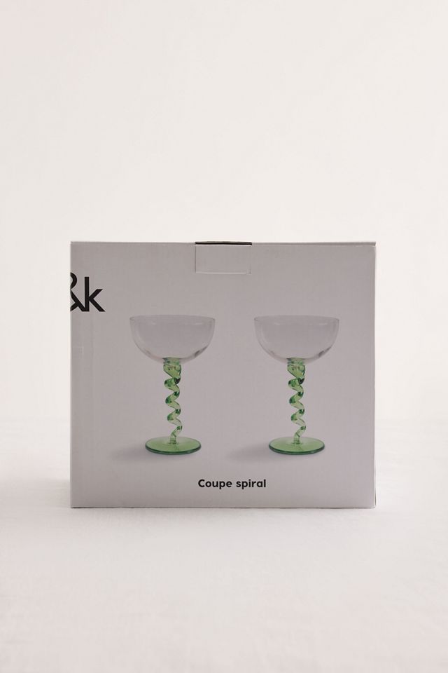 &Klevering Spiral Coupe Glass, Set of 2 #2