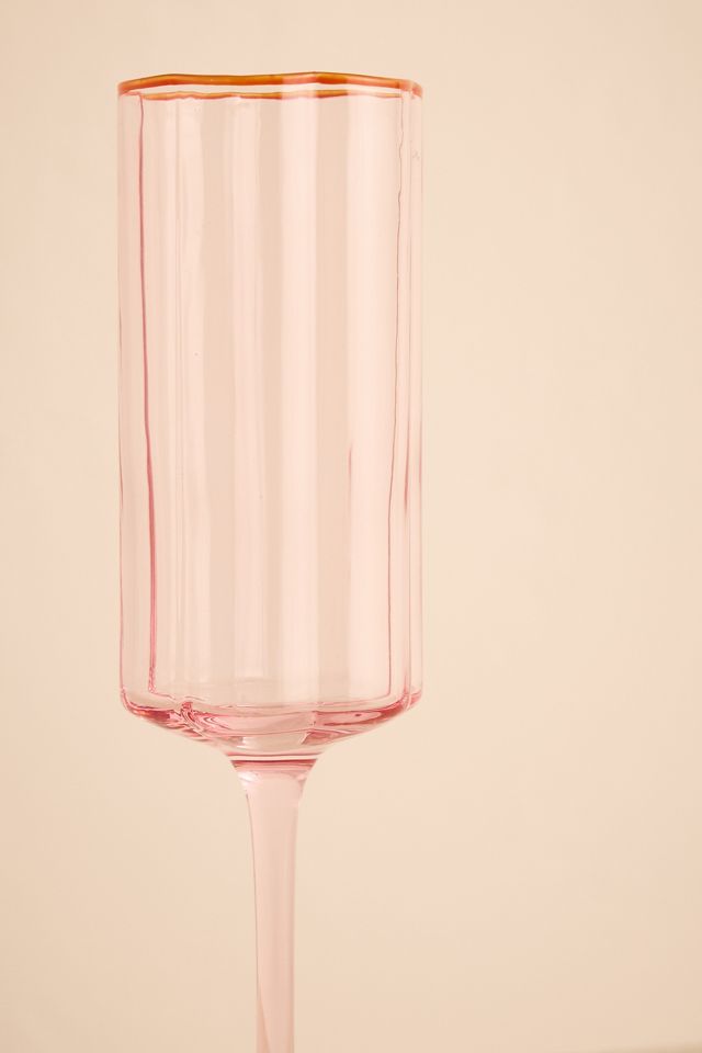 Scalloped Flute Glass #2