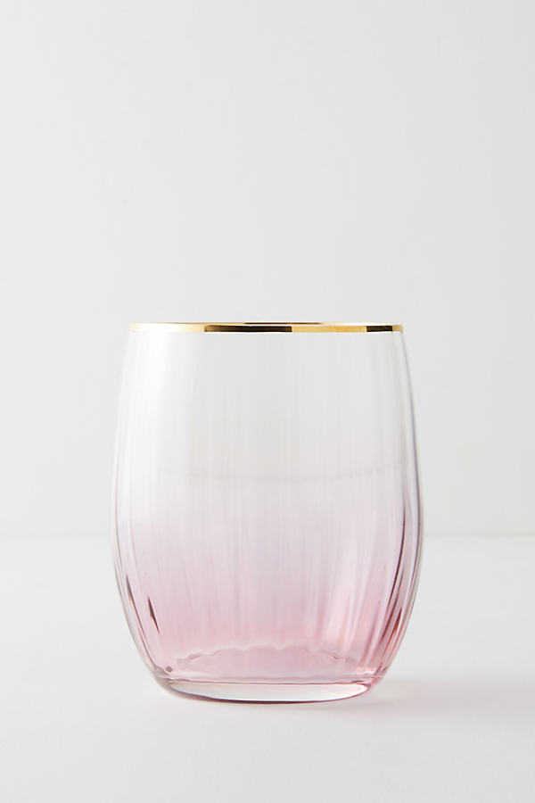 Waterfall Stemless Wine Glass