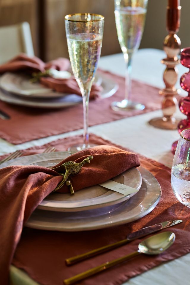 Zaza Lustered Flutes, Set of 2 #4