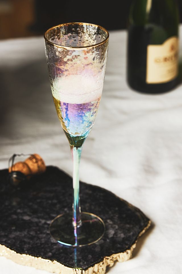 Zaza Lustered Flutes, Set of 2 #1