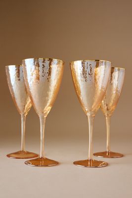 Zaza Irisierendes Weinglas, 4er-Set