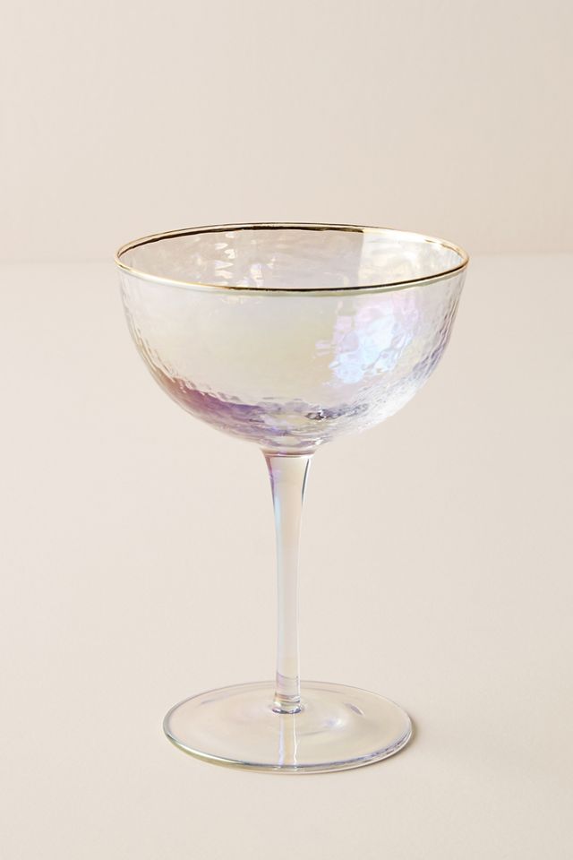 Zaza Lustered Coupe Glasses, Set of 2 #6
