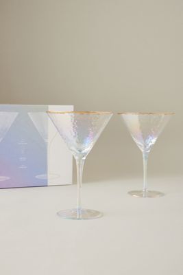 Zaza Glänzende Martini-Gläser, 2er Set