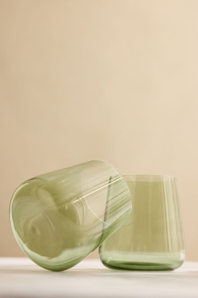 Morgan Stemless Wine Glasses, Set of 2 #2