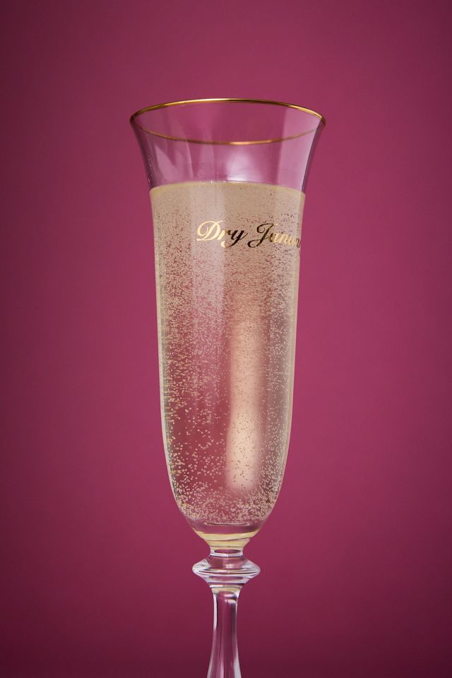 Anna + Nina Flûte à champagne Dry January #1