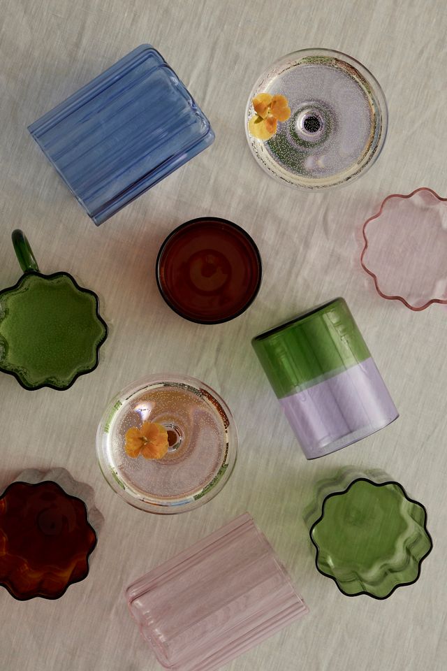 FAZEEK Wave Tumbler Glasses, Set of 4 #1