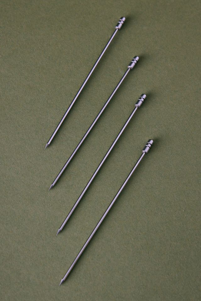 Ecco Come I Cocktail Picks Dolly in Acciaio Inossidabile, Set di 4 #1