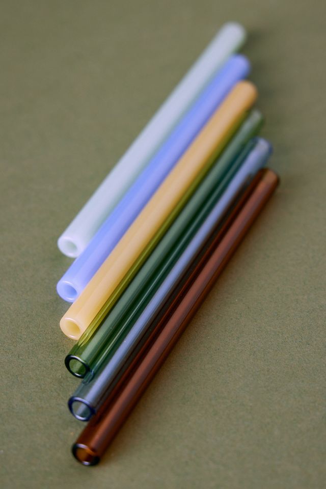 Here's How The Whistler Mixed Colour Glass Straws | Anthropologie UK
