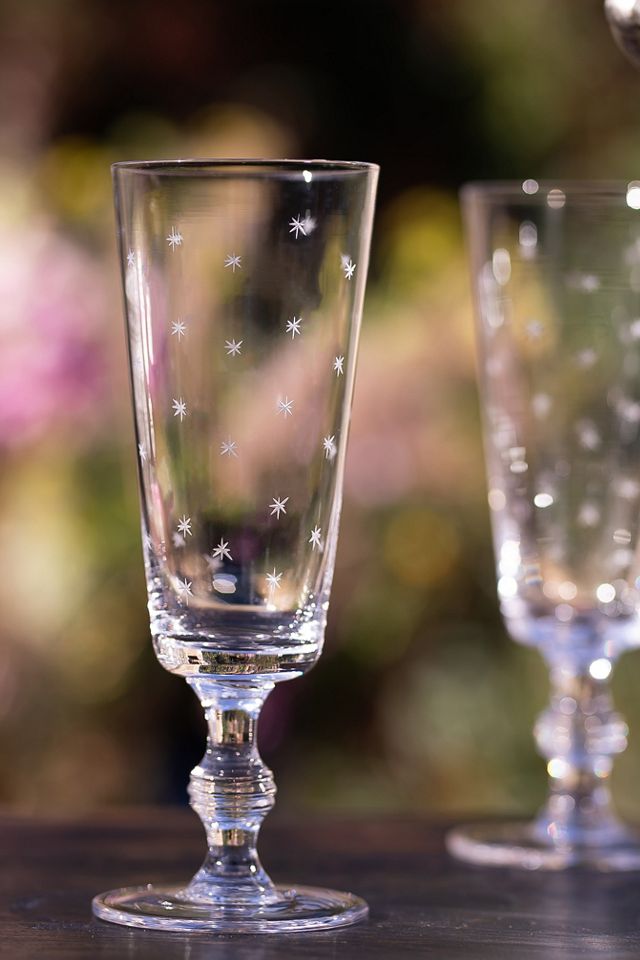 Set of 4 The Vintage List Champagne Flutes Anthropologie UK