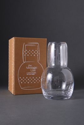 The Vintage List Stars Engraved Glass Carafe