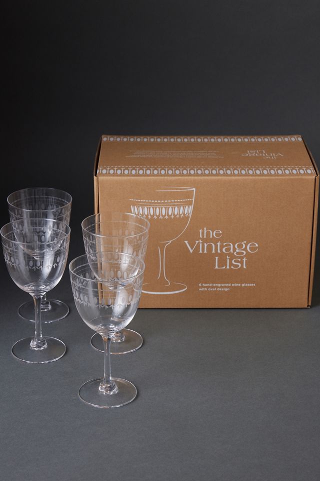 The Vintage List Wine Glasses, Set of 6 #6