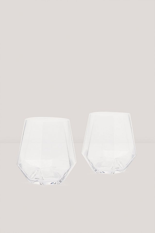 Set of 2 Puik Radiant Crystal Glasses #1