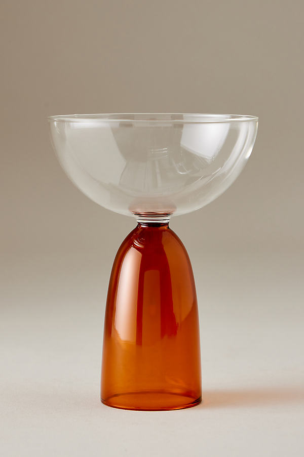 Mamo Coupe Halftone Cocktail Glass