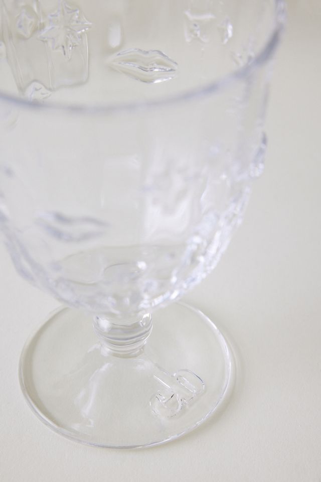 Eleanor Bowmer Lips & Stars Wine Glasses, Set of 4 #2