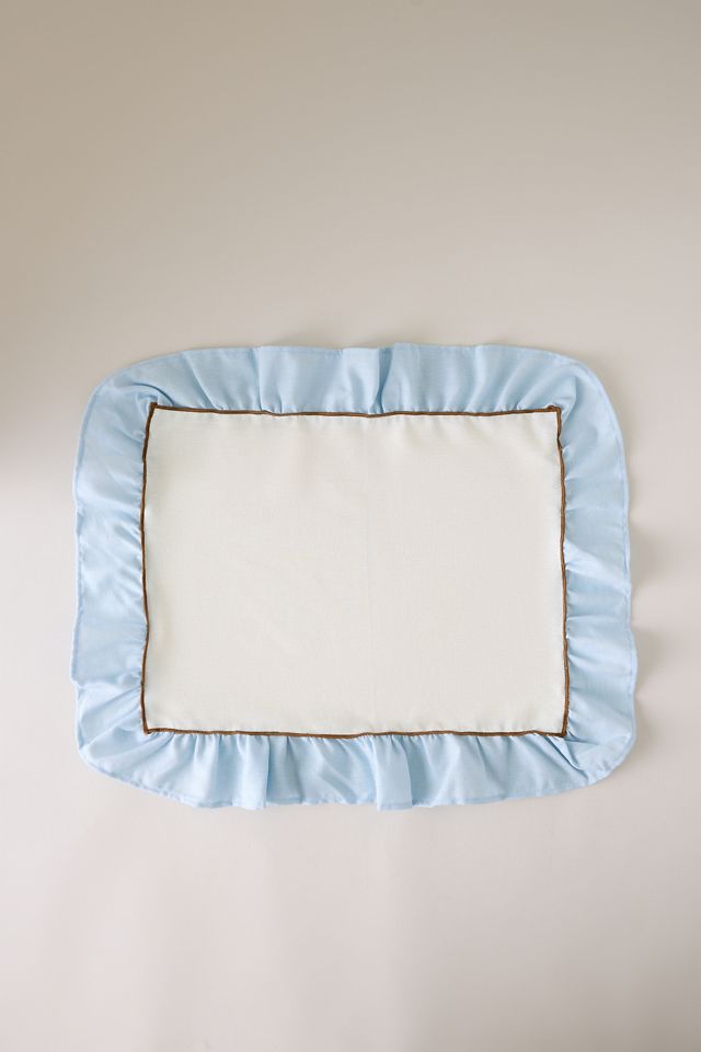 Kulu Club Ruffle Cotton-Linen Placemats, Set of 2 #1