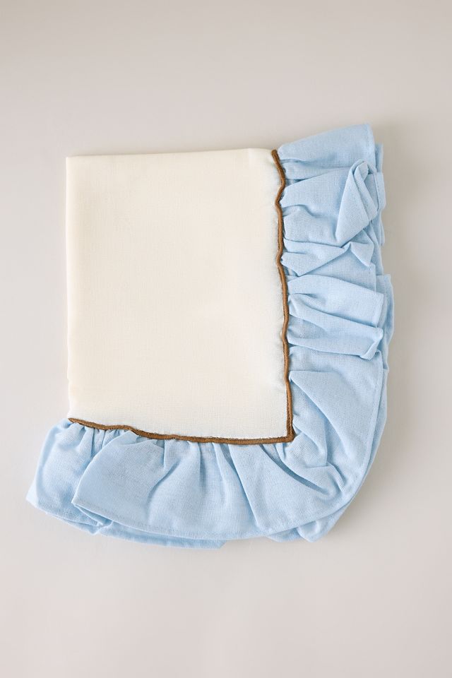 Kulu Club Ruffle Cotton-Linen Placemats, Set of 2 #2
