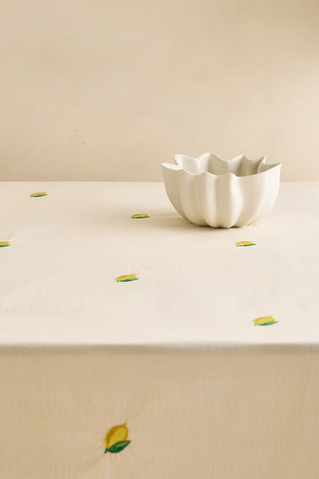 Midnatt 100% Baumwolle Zitronen-Tischdecke #2